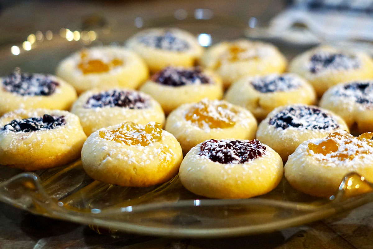 Perfect thumbprint cookies