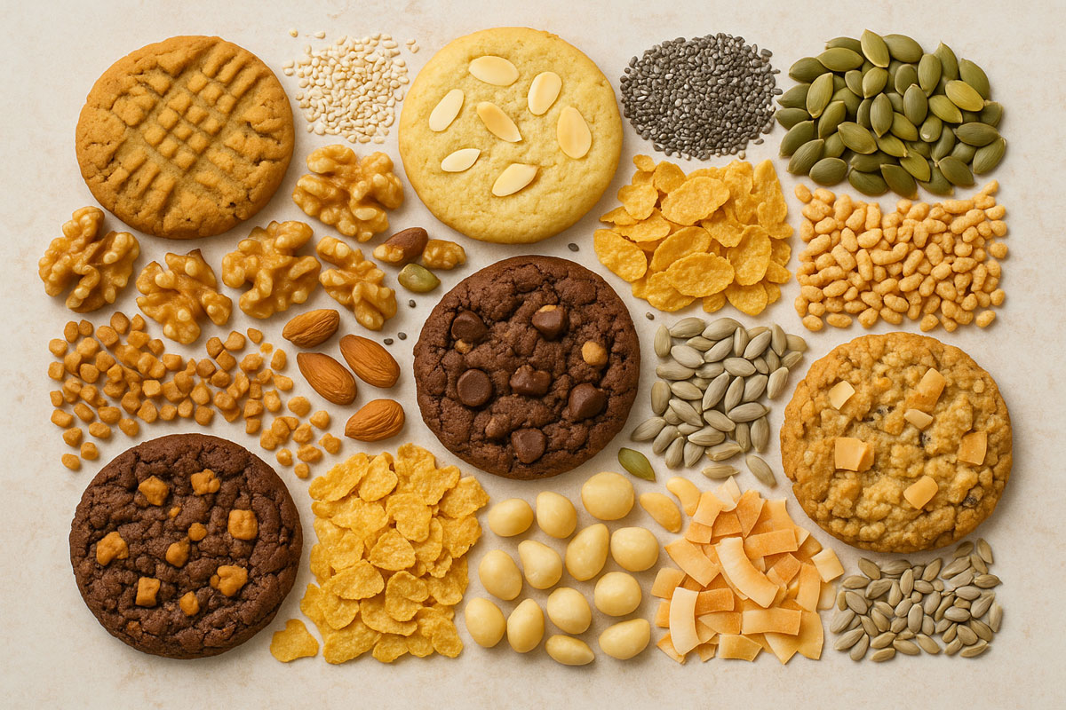 Nuts, Seeds, and Crunchy Mix-ins for Cookies